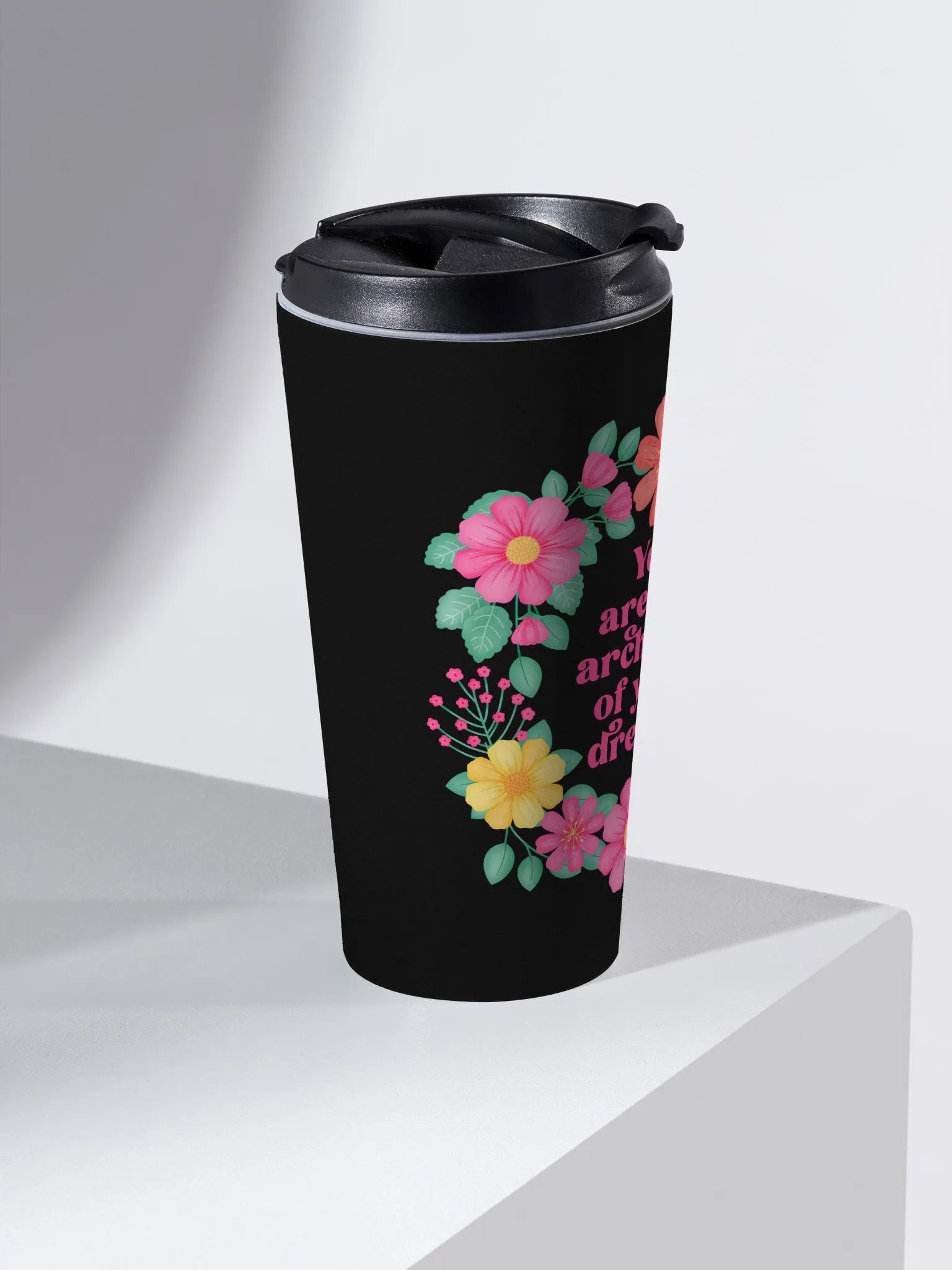 You are the architect of your dreams - Motivational Travel Mug product image (2)