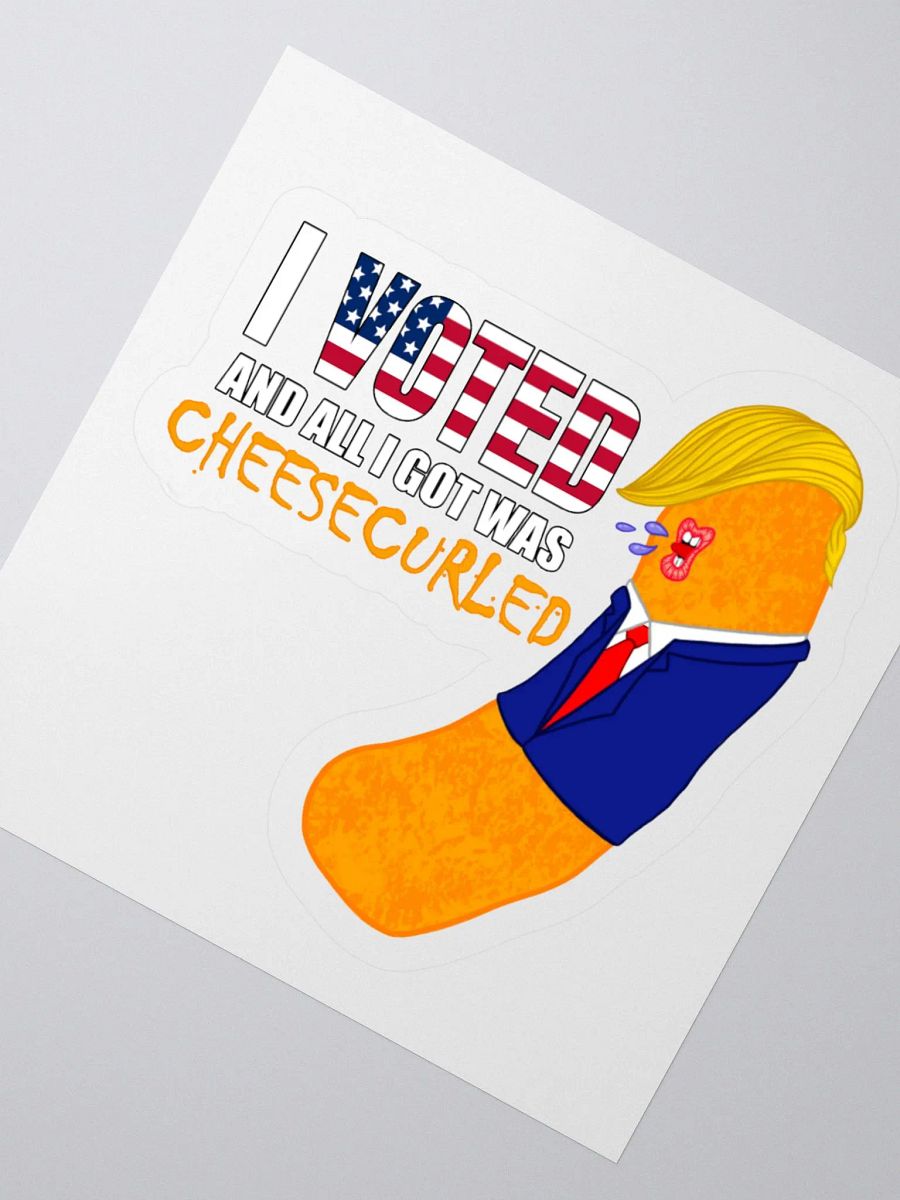 Cheesecurled (Patriotic Edition) Sticker product image (1)