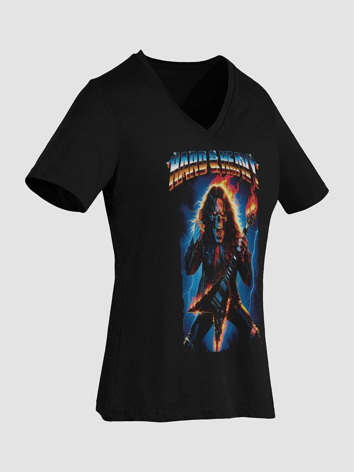 Skully Women's V-Neck Tee product image (2)