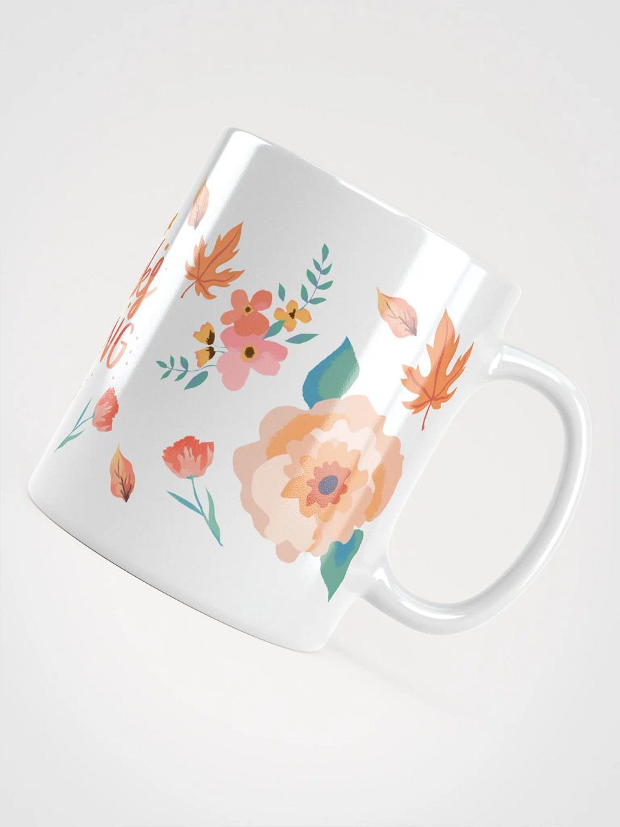 Foxy Floral Thanksgiving Mug product image (6)