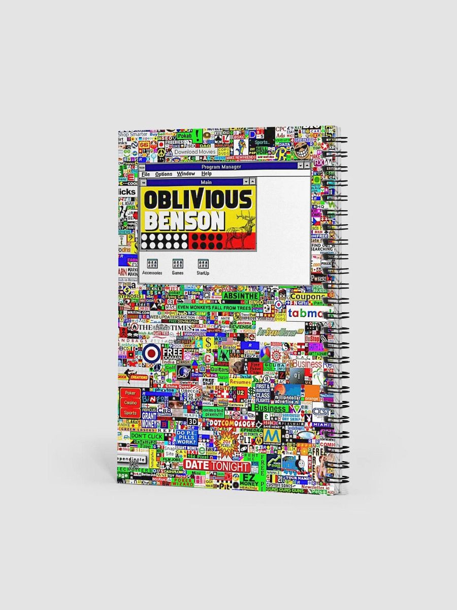 OB 1990's Internet Spiral Notebook product image (2)