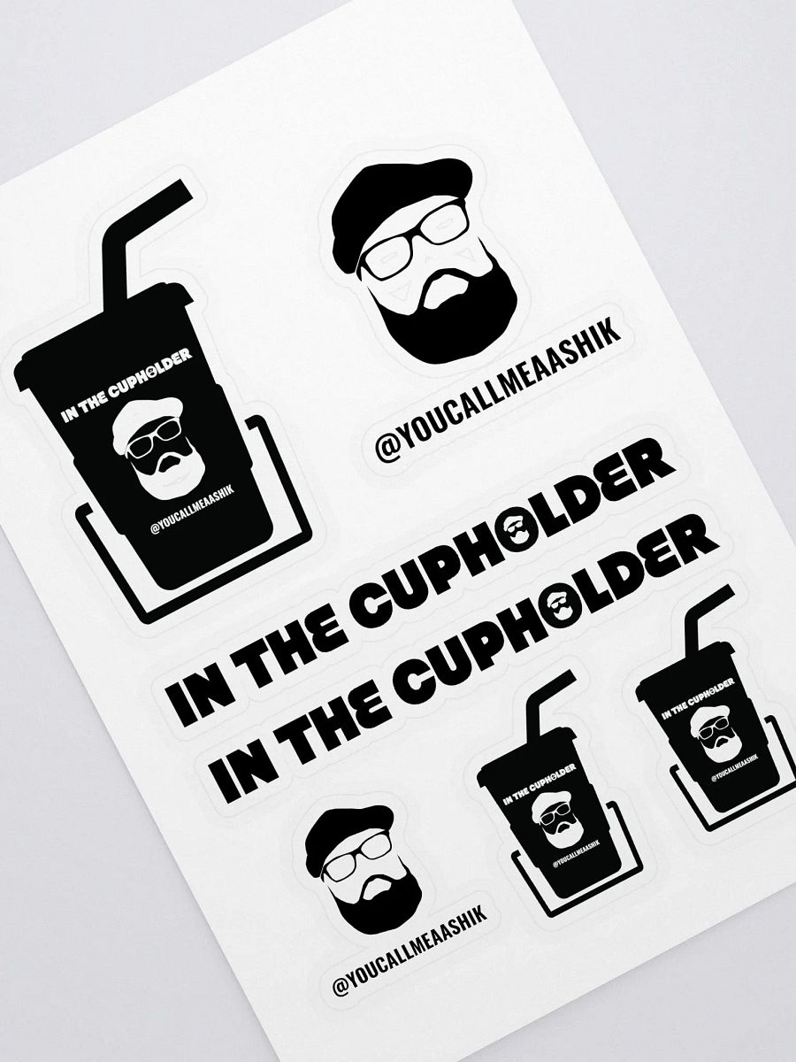 In The Cupholder Sticker Sheet product image (1)