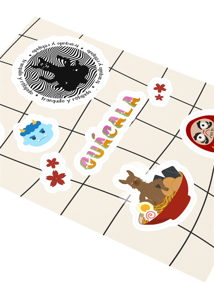 Llama in Ramen (STICKERS) product image (2)