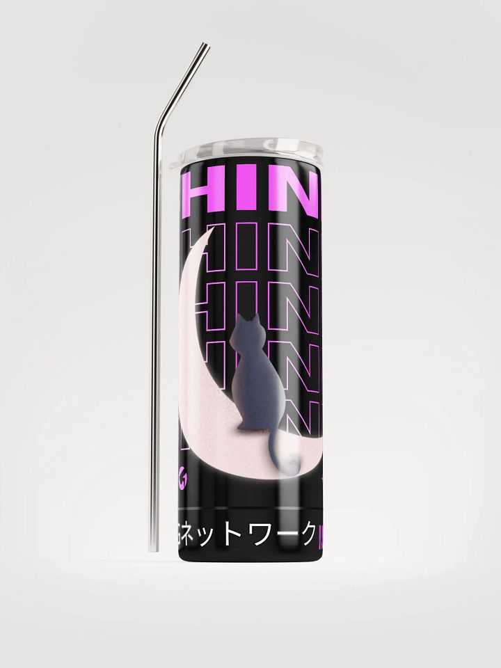 Kitty on the Moon Tumbler product image (1)