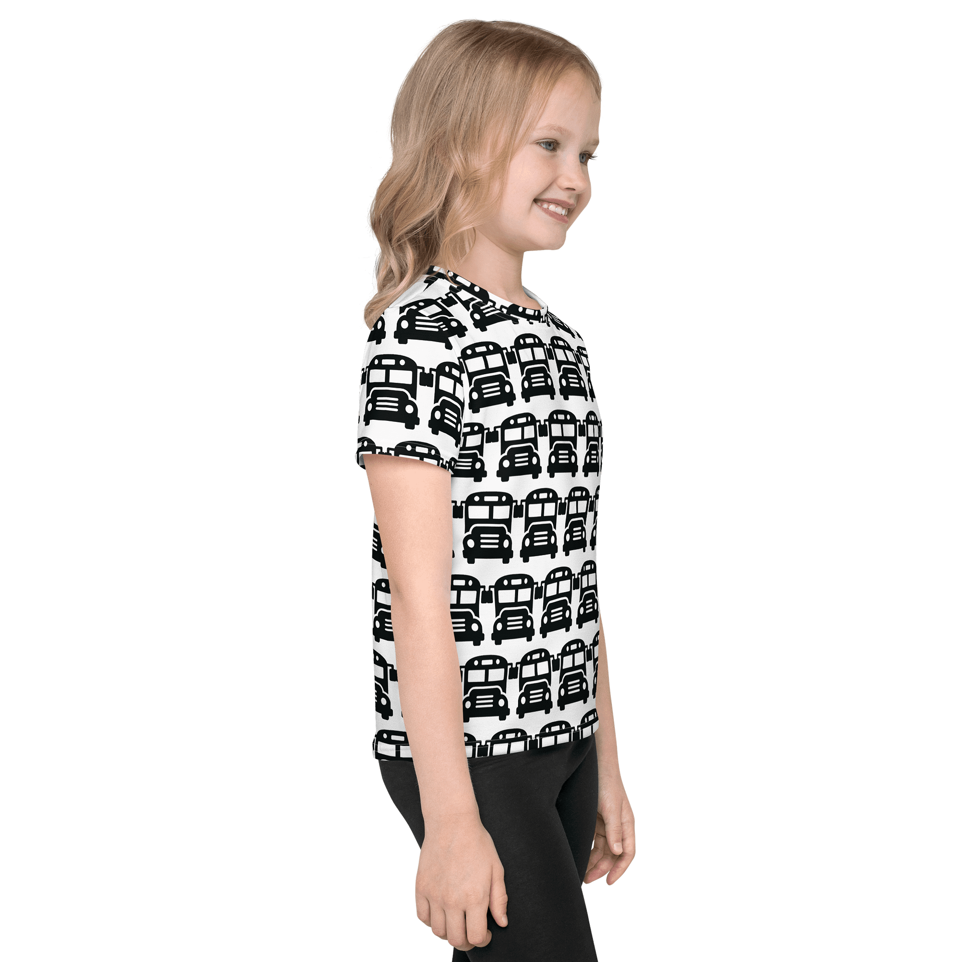 Customizable Grid Pattern Kids T-Shirt product image (4)