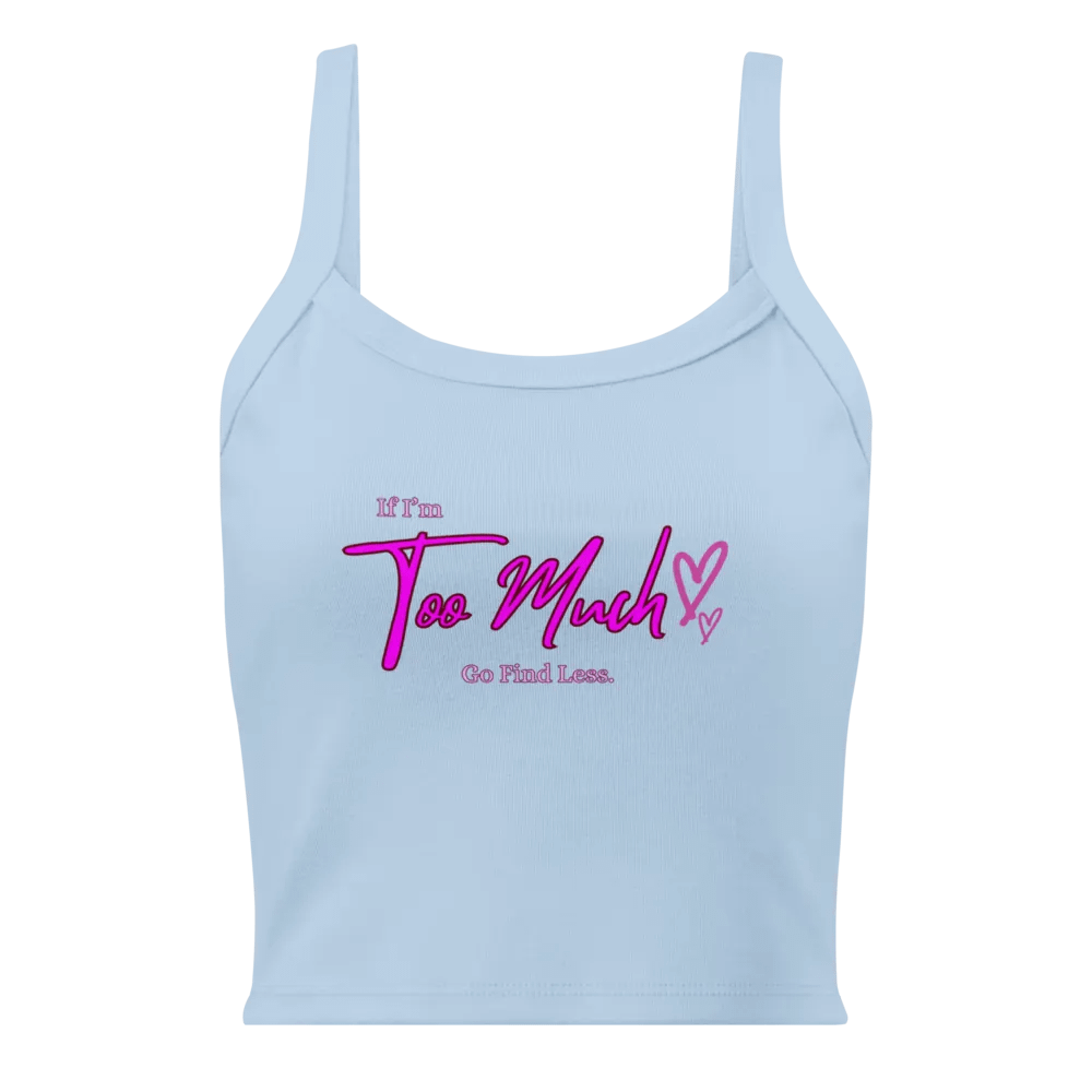 Too Much Micro-Rib Tank Top product image (6)
