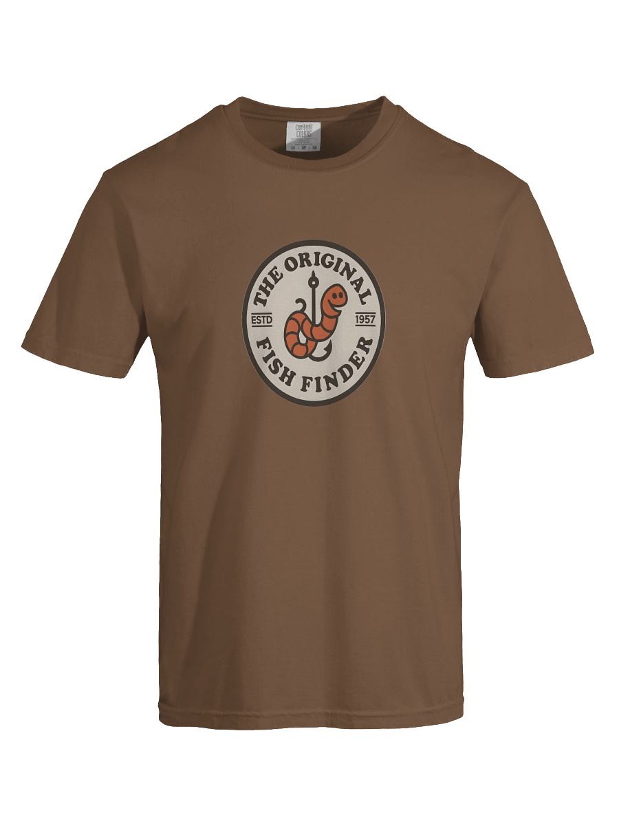 TOFF Worm T-Shirt / The Original Fish Finder Worm T-Shirt Full Colour Heavyweight product image (4)
