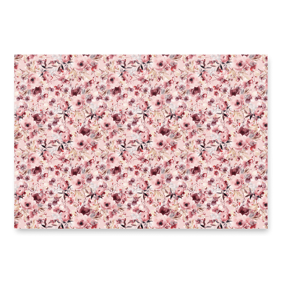 Pink Roses Garden Paper Sheets product image (1)