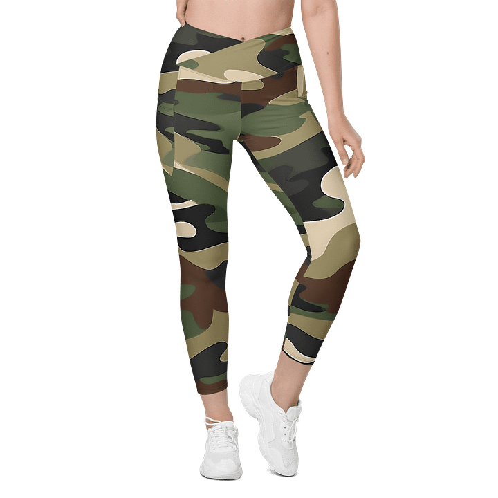 Crossover Leggings with pockets camo product image (1)