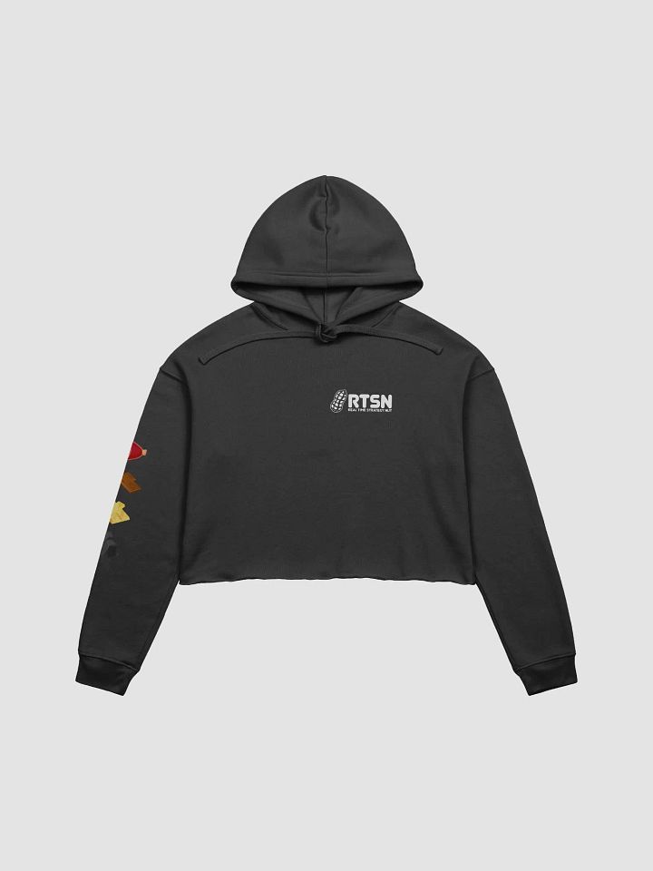 Resources Cropped Hoodie - Black product image (1)