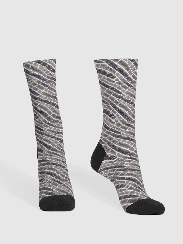 Grey Snake Skin Socks product image (2)