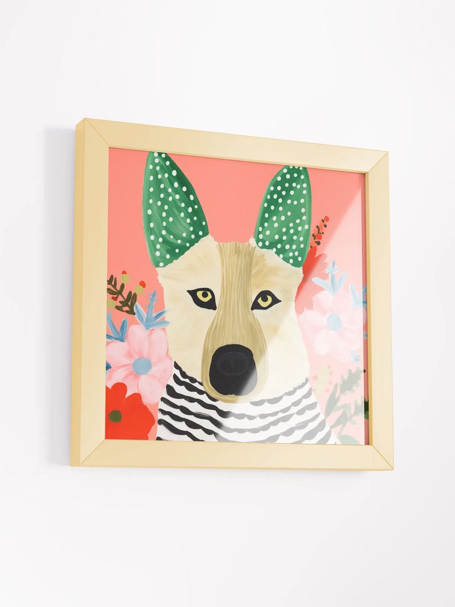 Whimsical Canine Chic Framed Poster product image (22)