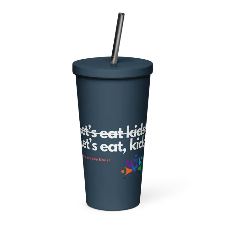 Commas Save Lives - tumbler w/straw product image (1)