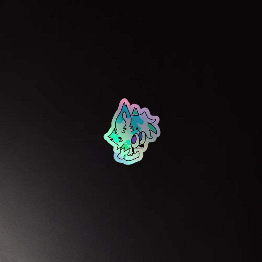 Fisk Buns Holographic Sticker product image (4)
