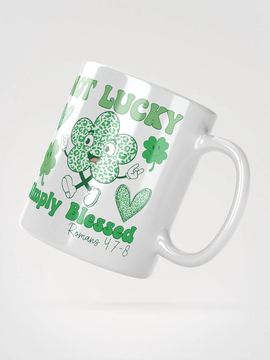 Not Lucky Simply Blessed Clover Mug product image (3)