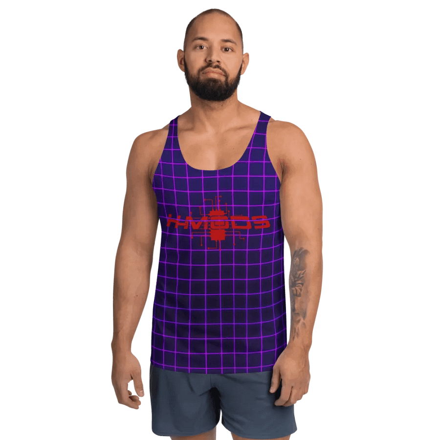 Attack logo grid AWESOME tank product image (1)