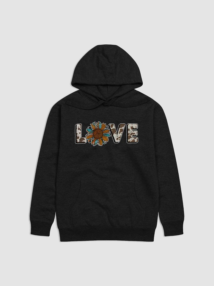 Love & Sunflowers Cow Print Hoodie product image (5)