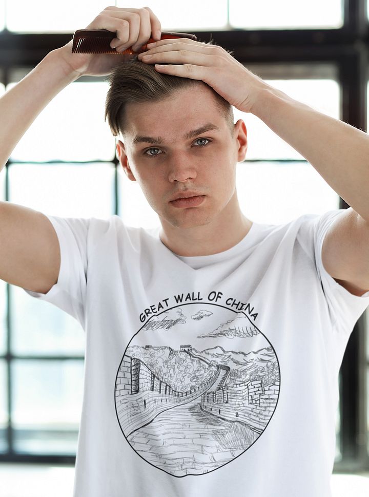 Great Wall of China Engineering Symbol Travel Souvenir T-Shirt product image (1)