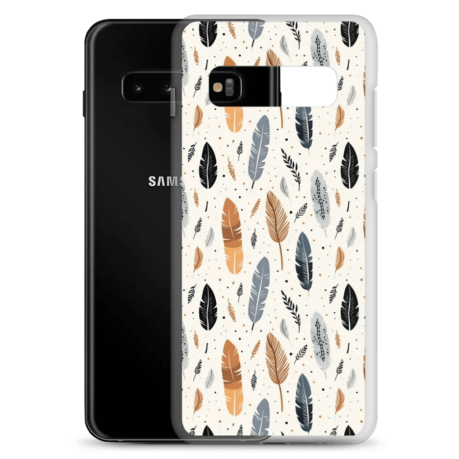 Whispering Feathers Clear Samsung® Case product image (8)