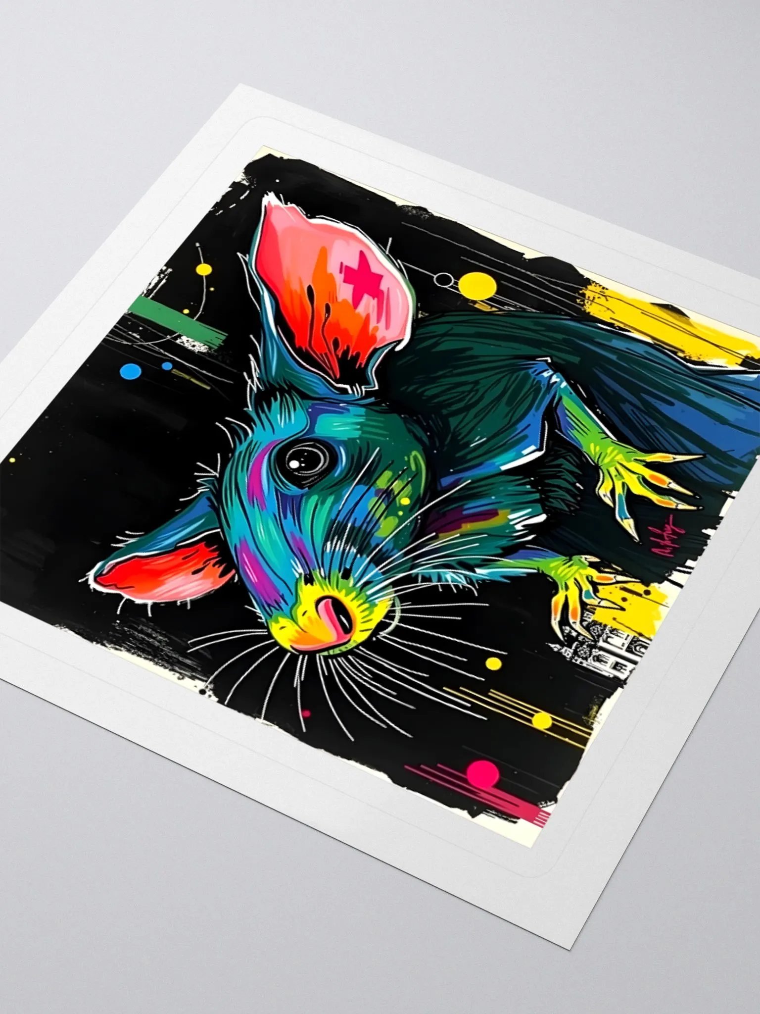 Rats really are great, I swear! Kiss Cut Stickers product image (8)