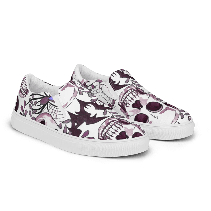 Women's Gothic Delight Skulls Slip-Ons product image (4)