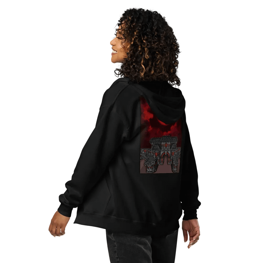 Theater of the Blood Moon - BACK Print Zip up Hoodie product image (34)