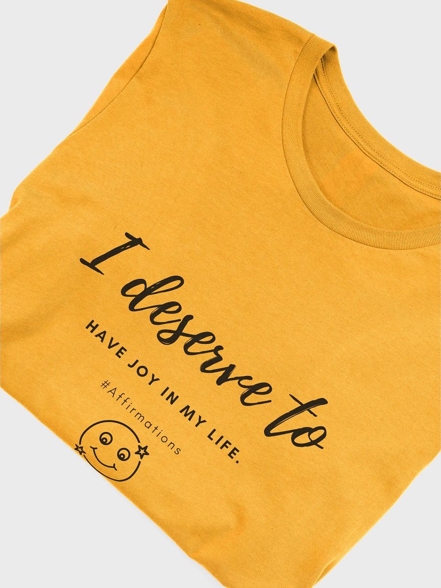 I deserve to Dark Unisex Super soft T-Shirt product image (34)
