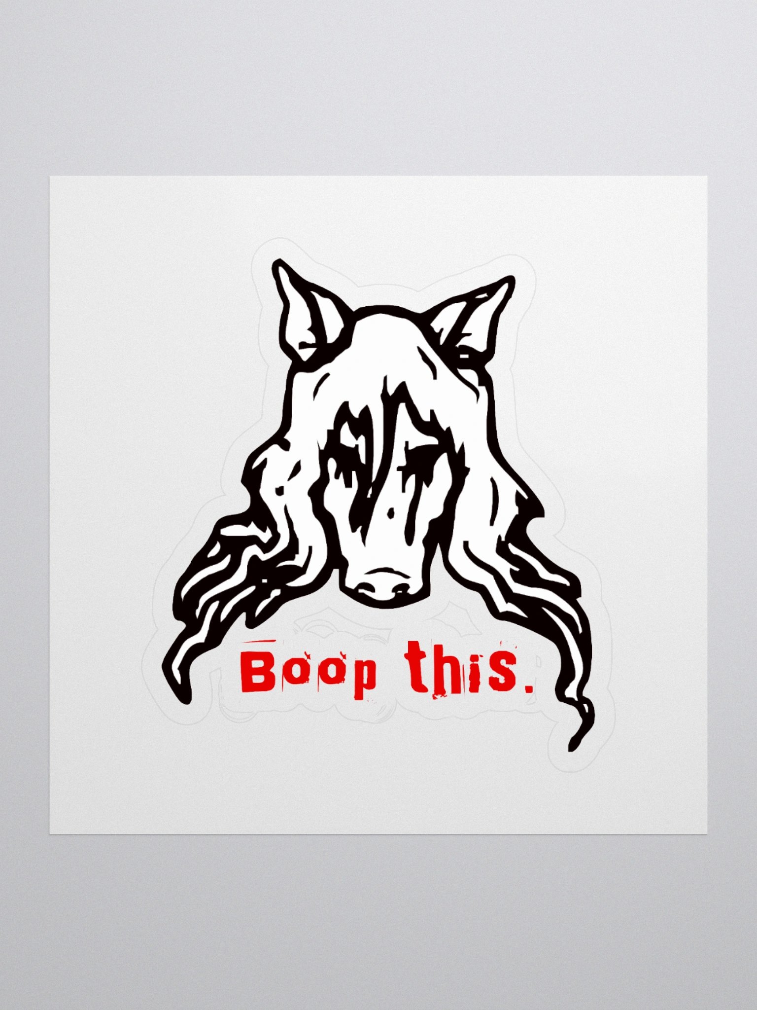 Boop This - Kiss-Cut Sticker product image (1)