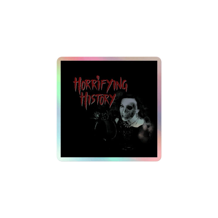 Horrifying History Square Sticker product image (1)