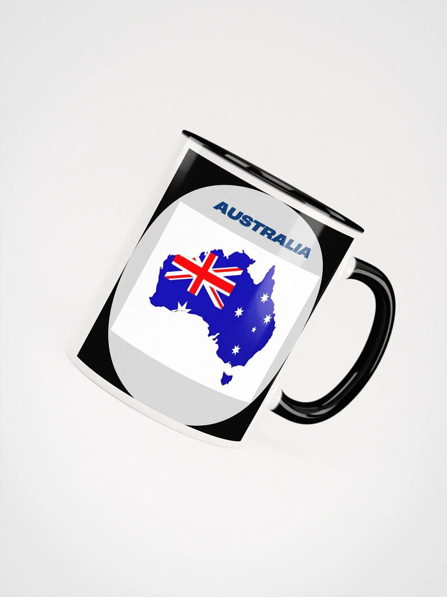 Ceramic Mug with Color Inside Australia Map product image (4)