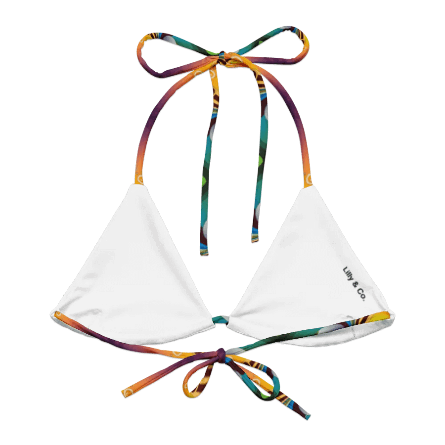 Sunburst Bloom String Bikini Top product image (1)