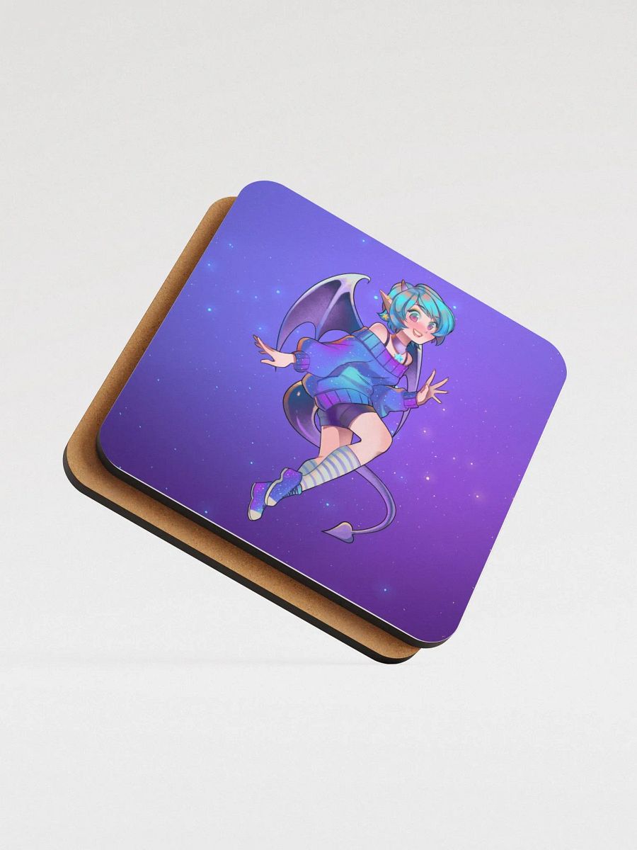 Pinipy The Demon Glossed Cork Coaster product image (2)