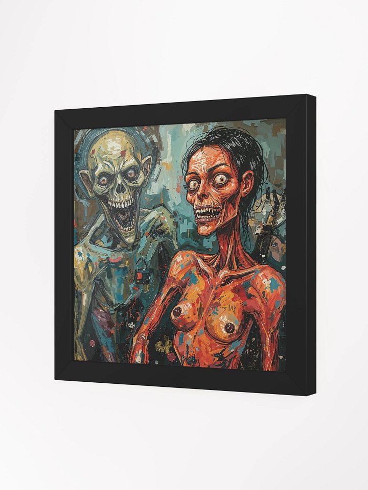Brushstrokes of the Damned Framed Print product image (7)