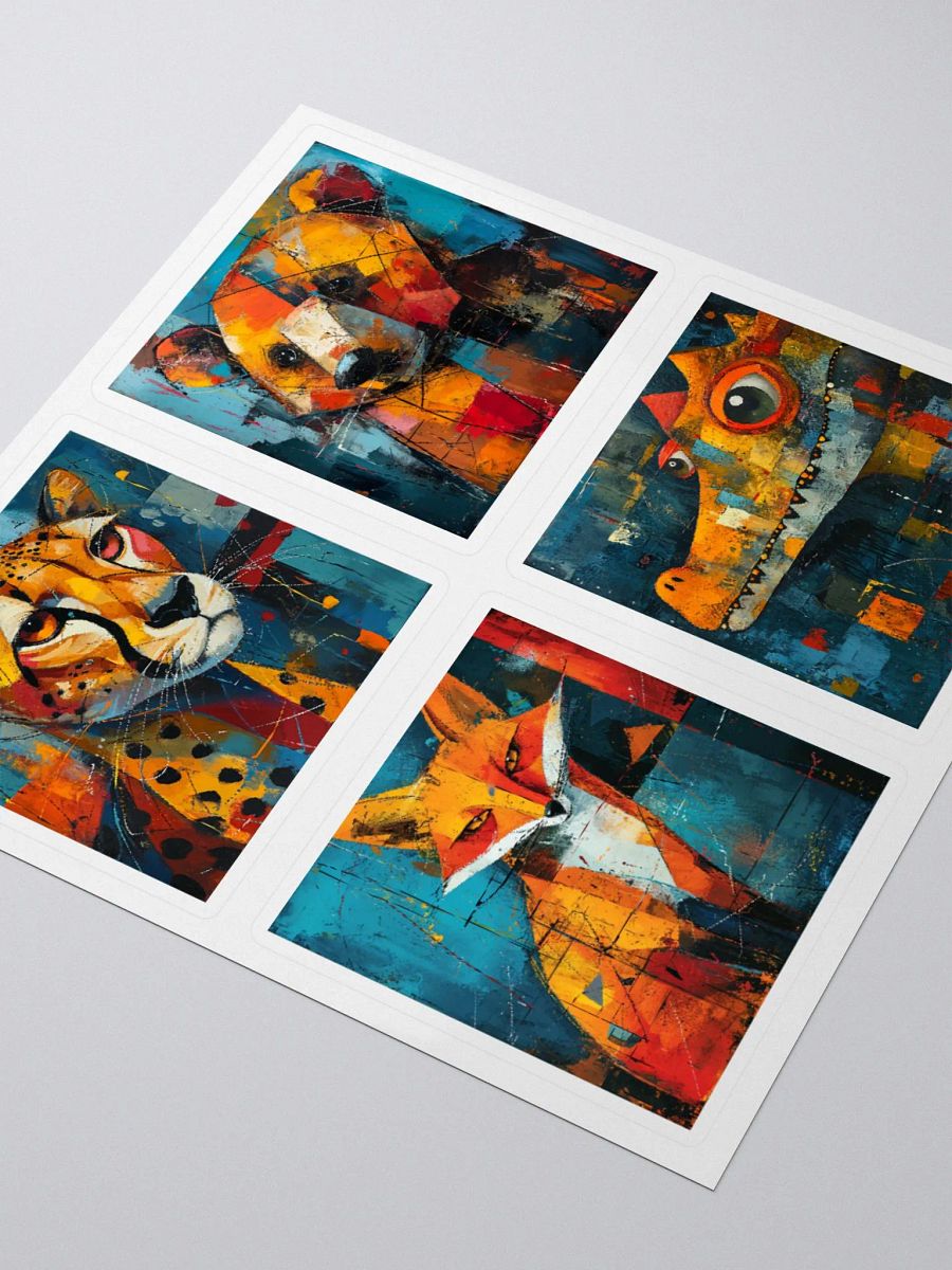 Abstract Wild Animals: Neo-Expressionist Art product image (7)