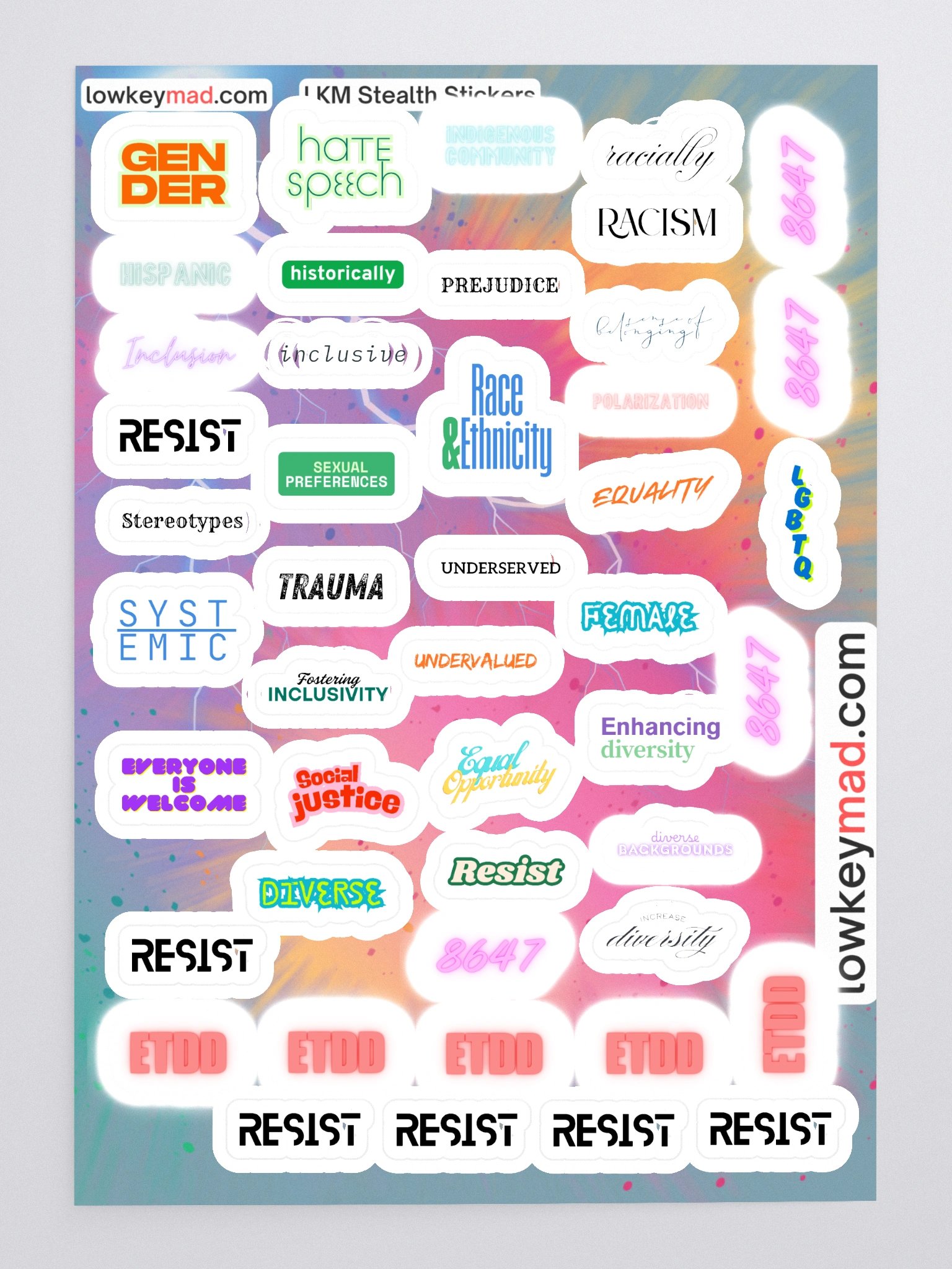LKM Stealth Stickers Full Sheet 2 product image (3)
