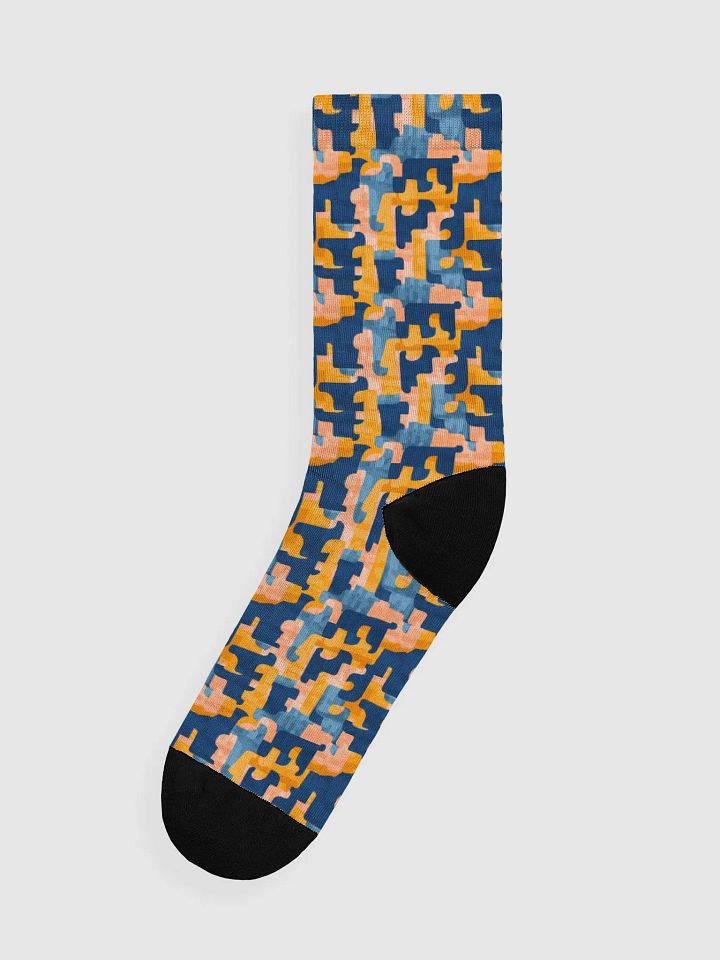 Flowing Shapes | Premium Sustainable Crew Socks product image (1)