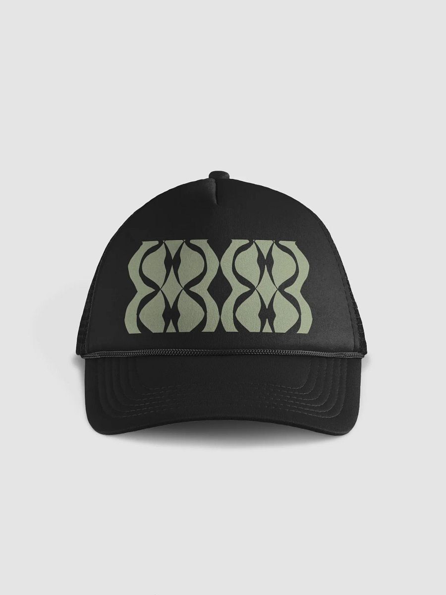 Sage Green Rope Design Foam Fusion Trucker Cap product image (1)