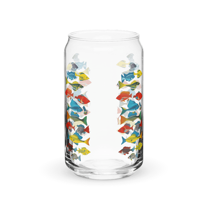Vibrant Marine Life Can-Shaped Glass product image (2)
