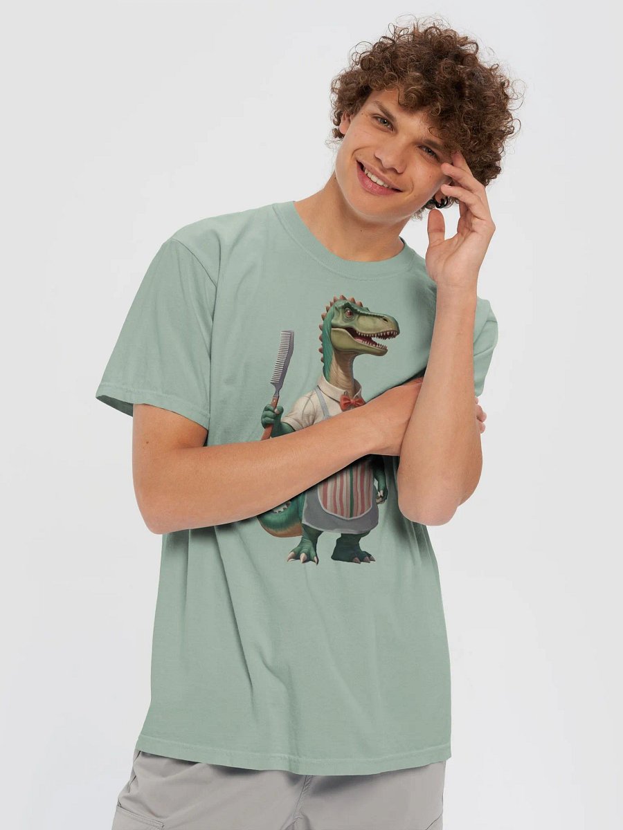 T-Rex Barber Shop Worker T-Shirt product image (53)