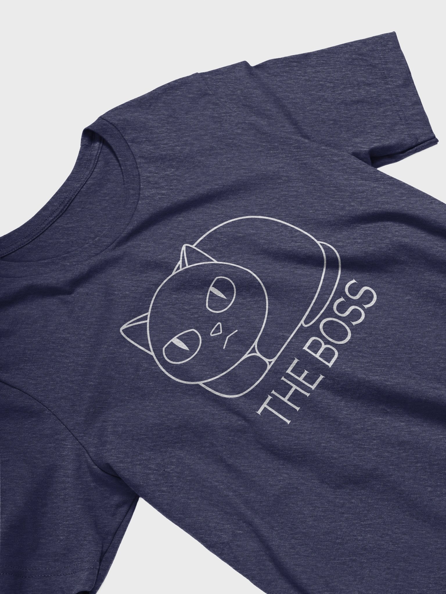 The Boss (White Print) - Unisex Adult Super Soft Lightweight T-shirt product image (2)