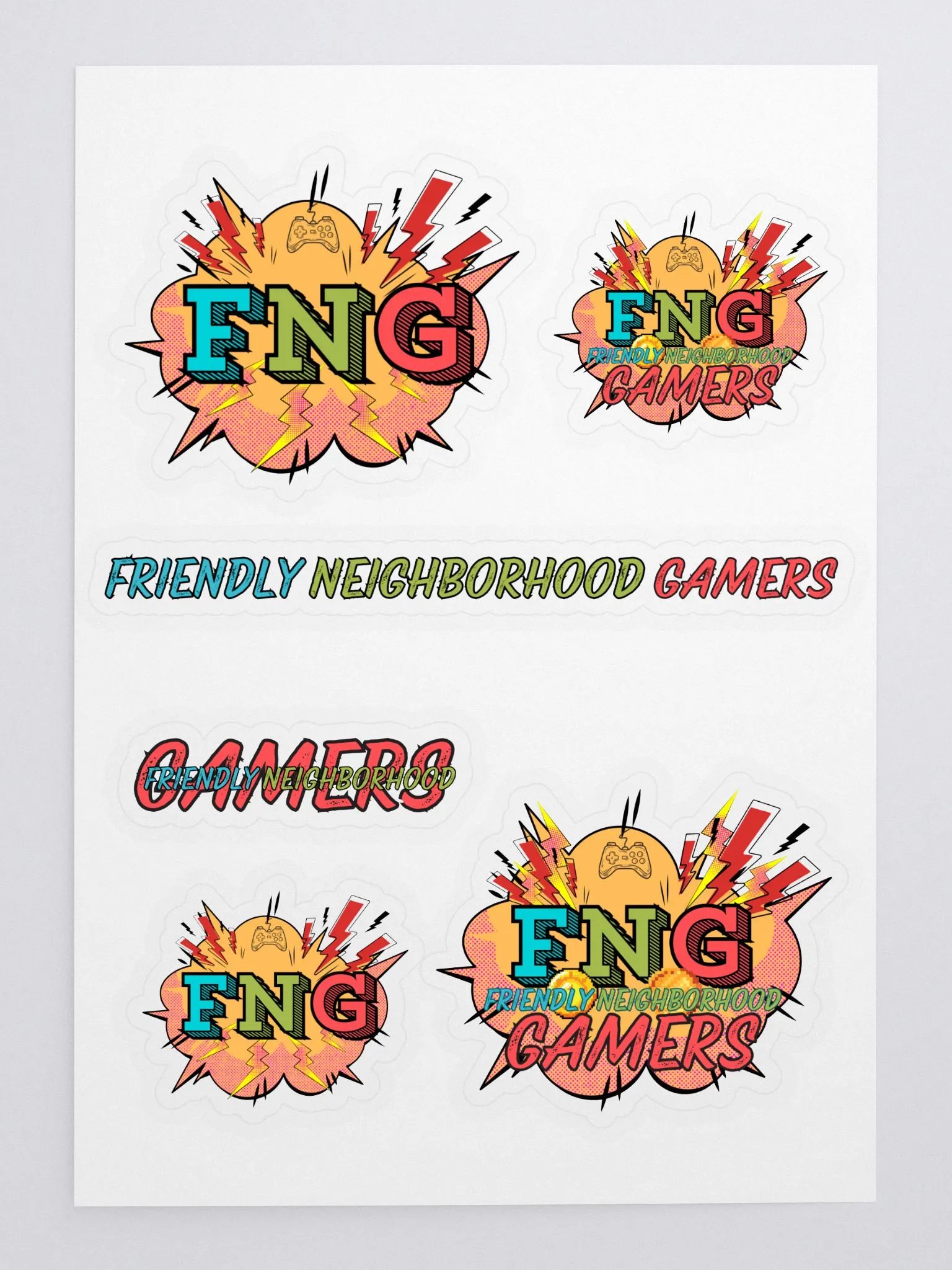 FNG Explosion Sticker Pack product image (3)