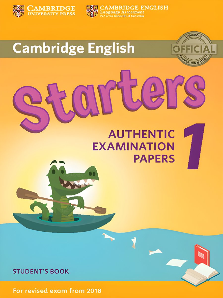 Cambridge English Starters 1 for Revised Exam from 2018 Student's Book: Authentic Examination Papers (Cambridge Young Learners English Tests) product image (1)