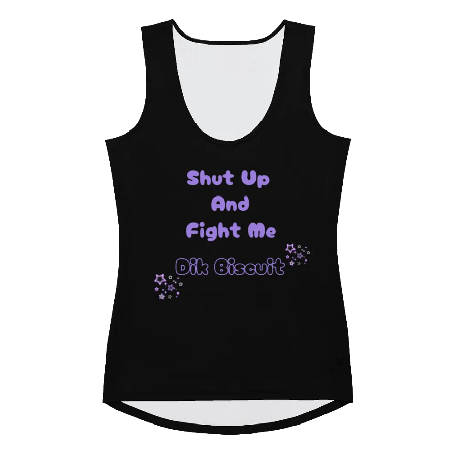 Fight Me Dik Biscuit Tank - Purple product image (3)