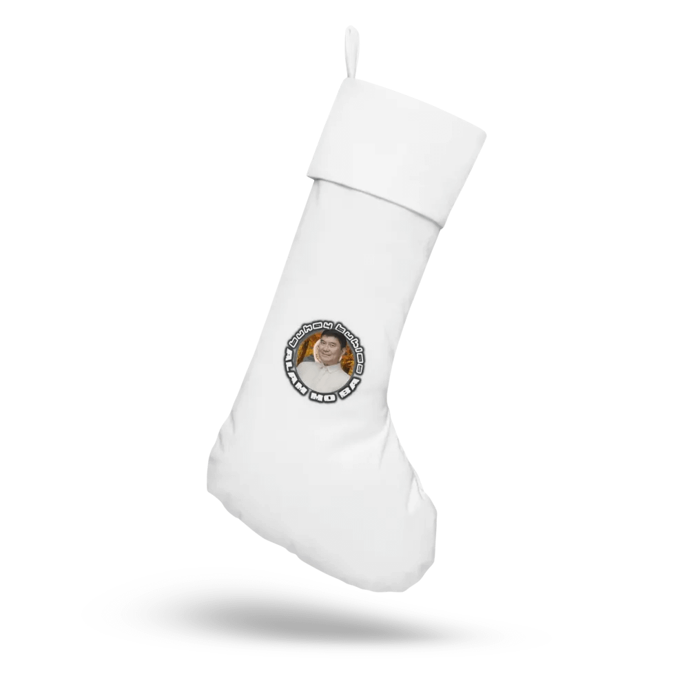 ALAM MO BA Christmas Stocking -idol Raffy Tulfo Filipino Barong Edition product image (2)