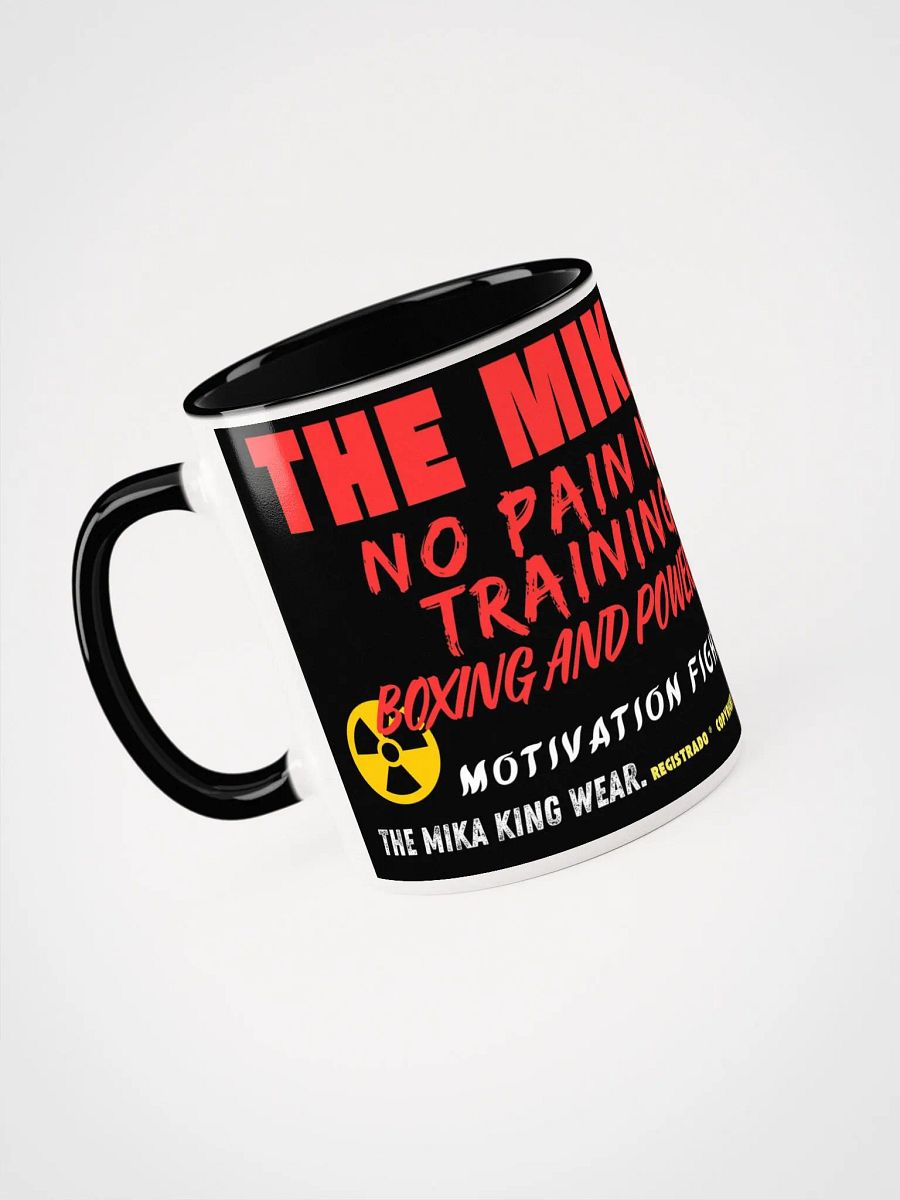 Taza de cerámica con color en el interior Modelo Fitness The Mika King No Pain No Gain Training Hard. product image (5)