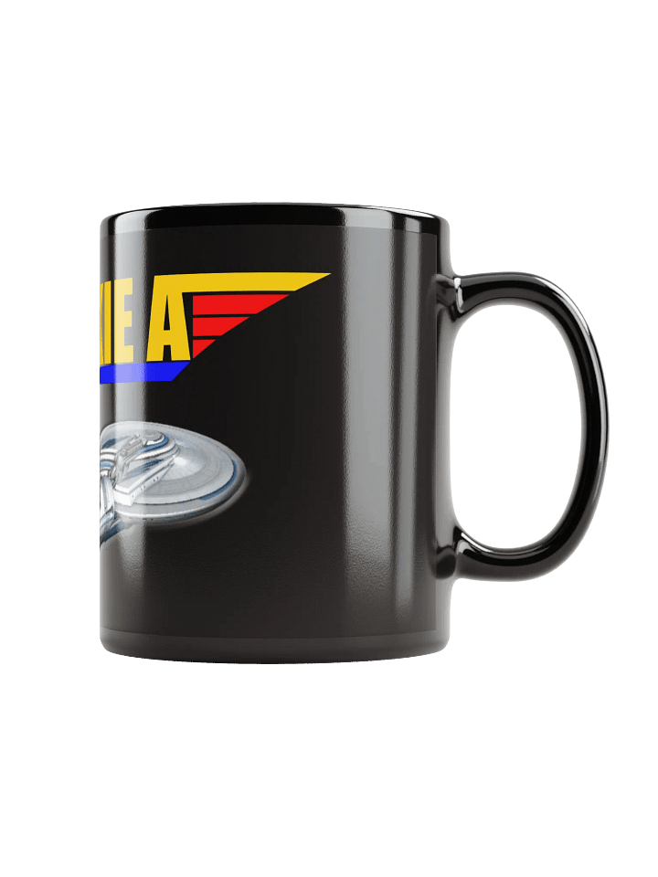 Franklin A Spacecraft Black Mug product image (1)