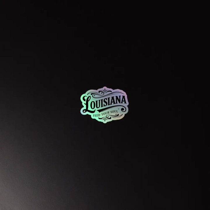 Louisiana Soul Kiss-Cut Holographic Sticker Sheet product image (4)