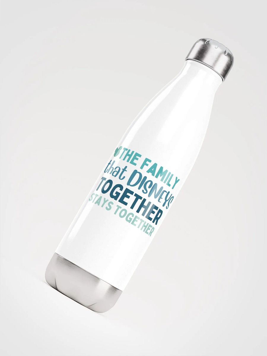 Disney World Family Stainless Steel Water Bottle white product image (4)