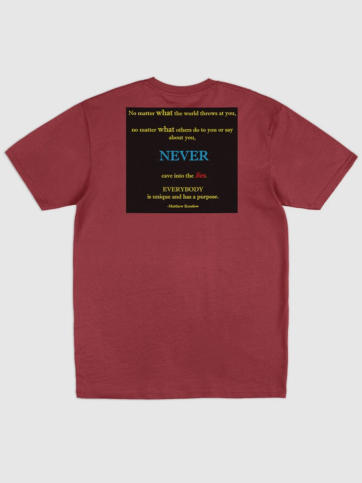 [With Quote 5 on the Back] Cotton Heritage Men's Premium Heavyweight Tee (DTG) product image (7)
