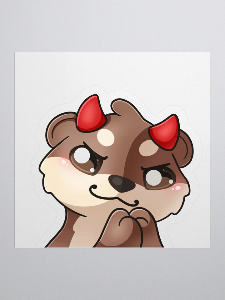 Mischievous Otter Sticker product image (3)